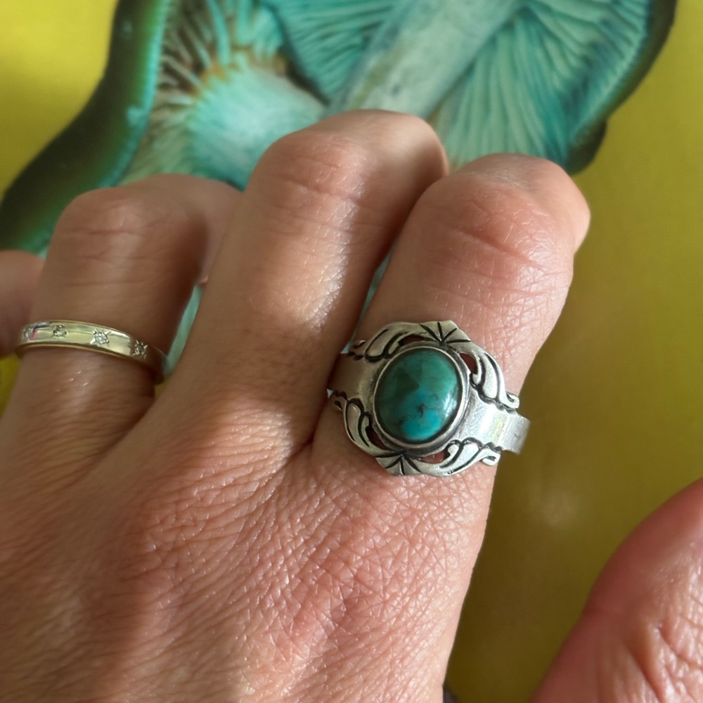 Sterling Silver and Turquoise Ring